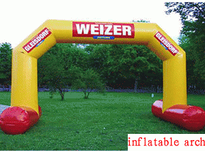 Inflatable arch